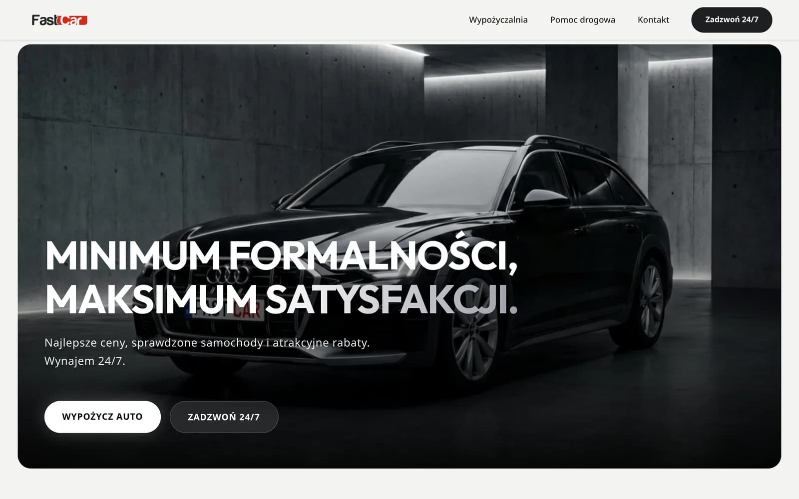 FastCar24 — podgląd realizacji