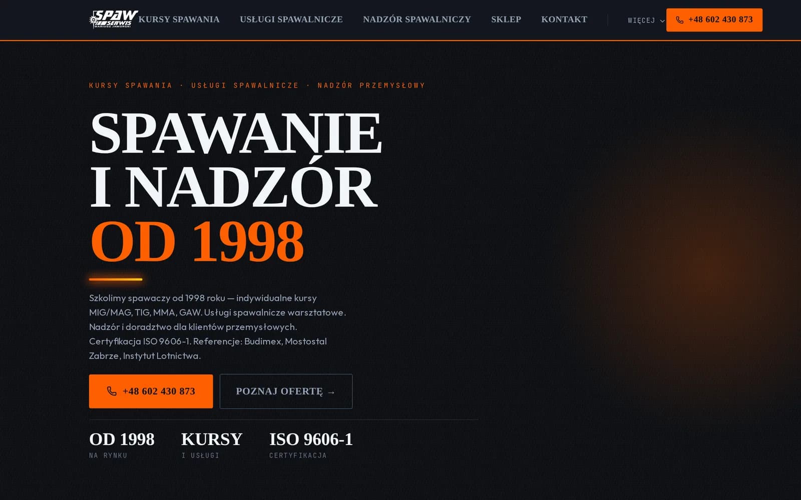 Spaw-Serwis — podgląd realizacji